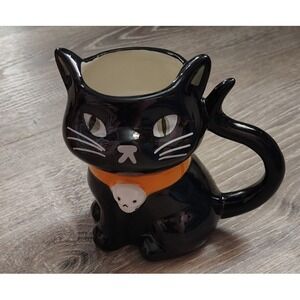Figural Black Cat Mug Hyde and EEK! Boutique  12 fl. oz‎ (NEW)